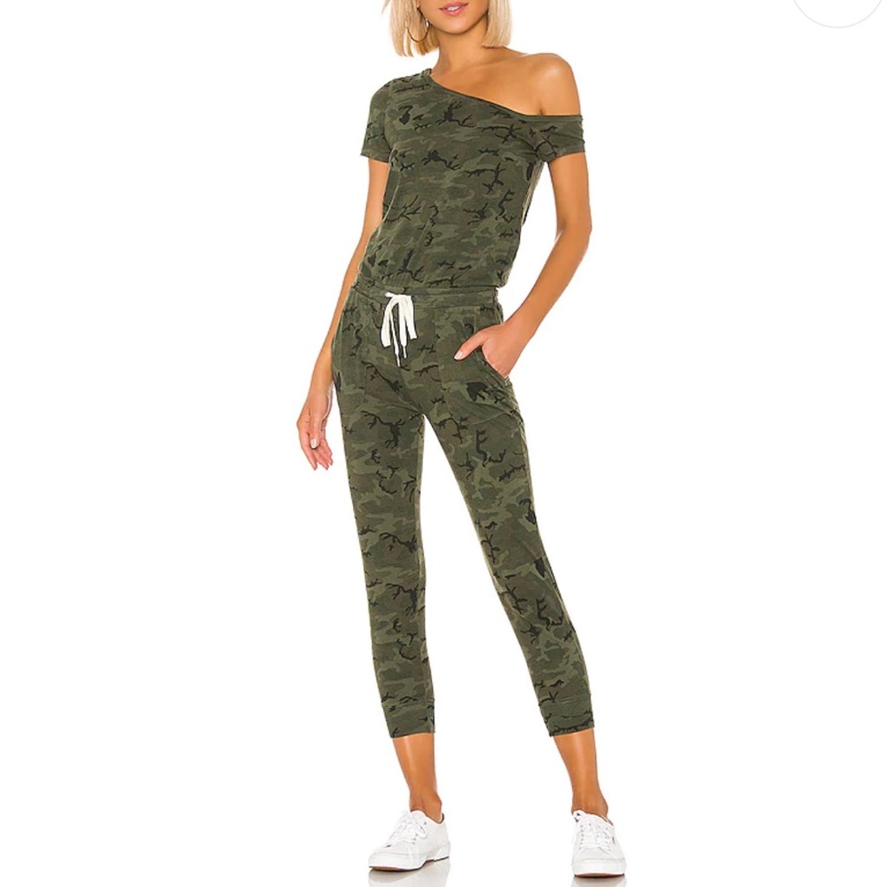 n:PHILANTHROPY Green Camo Jumpsuit